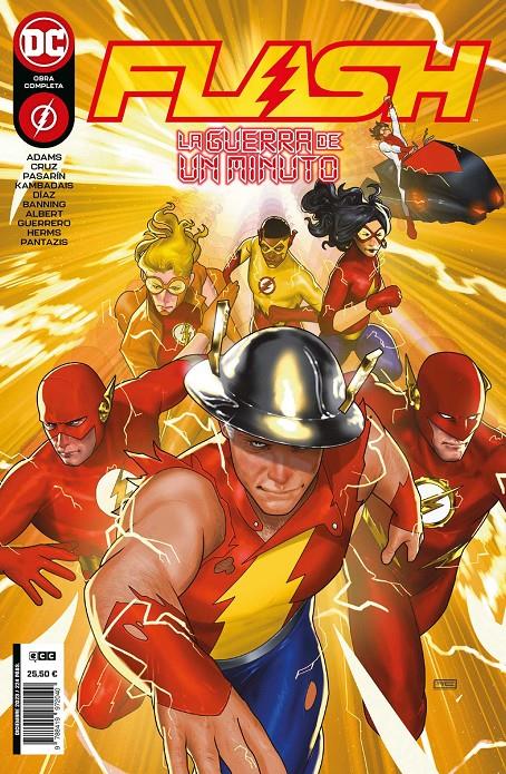 FLASH LA GUERRA DE UN MINUTO (PORTADA PROVISIONAL) | 9788419972040 | JEREMY ADAMS -ROGER CRUZ  -FERNANDO PASARIN,
SERG ACUÑA -LISANDRO ESTHERREN -GEORGE KAMBADAIS | Universal Cómics