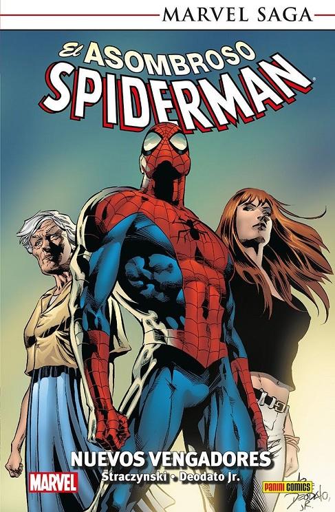 EL ASOMBROSO SPIDERMAN MARVEL SAGA EDICIÓN EN RÚSTICA # 08 NUEVOS VENGADORES | 9788411506014 | JOE M. STRACZYNSKI - MIKE DEODATO JR. | Universal Cómics