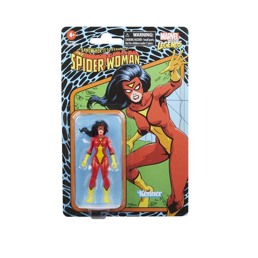 SPIDERWOMAN FIG 9,5 CM MARVEL LEGENDS RETRO | 5010996147219 | Universal Cómics