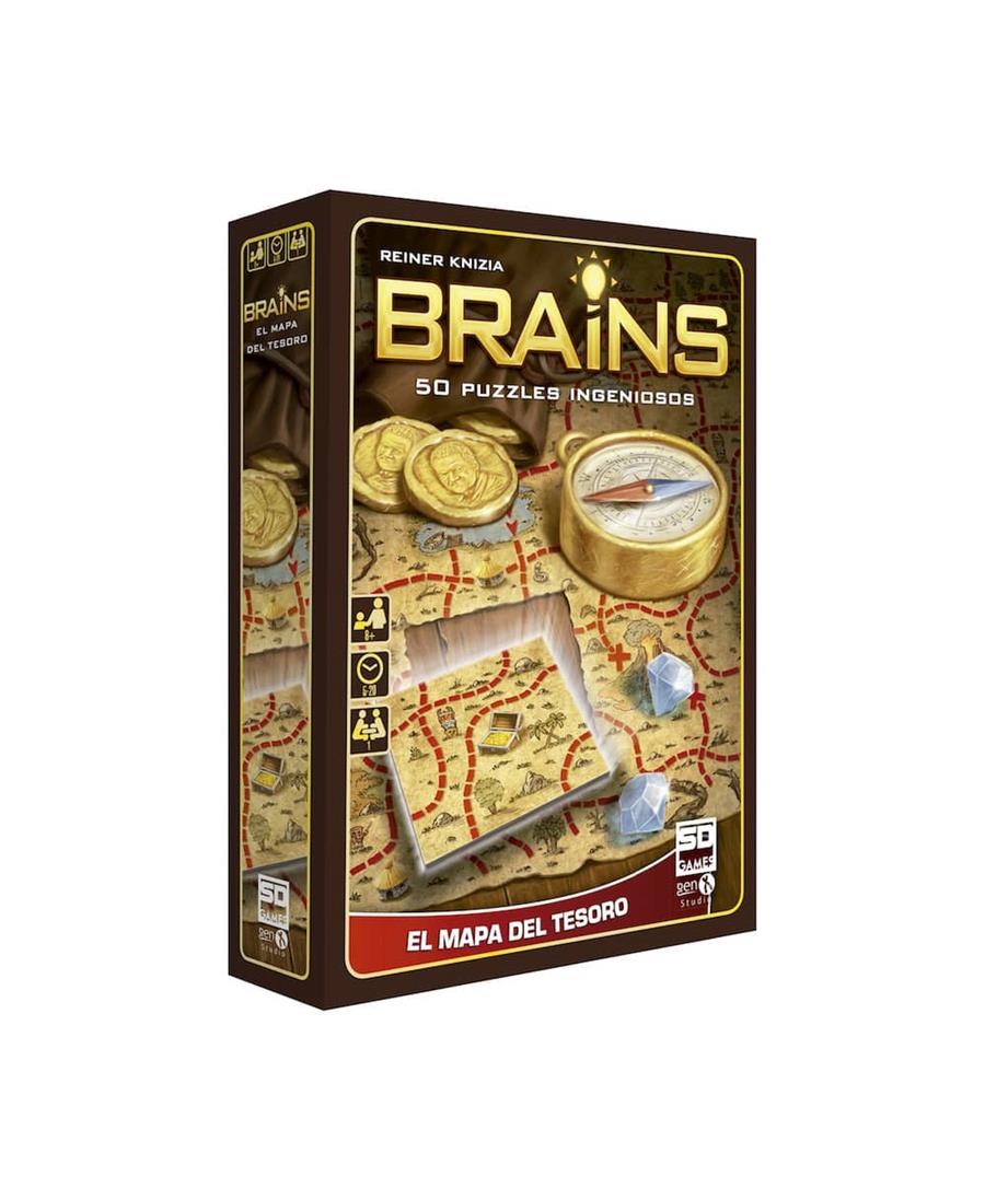 BRAINS, EL MAPA DEL TESORO | 8435450208775 | REINER KNIZIA | Universal Cómics