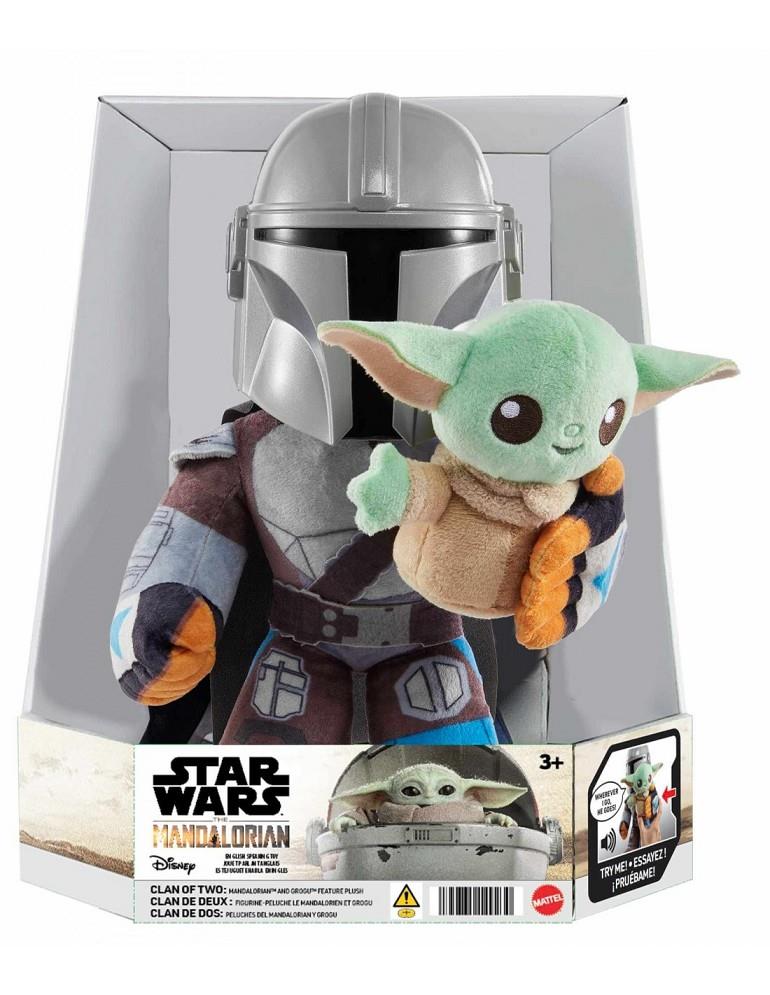 MANDALORIAN Y GROGU PELUCHE 28 CM STAR WARS THE MANDALORIAN | 0194735149230 | Universal Cómics