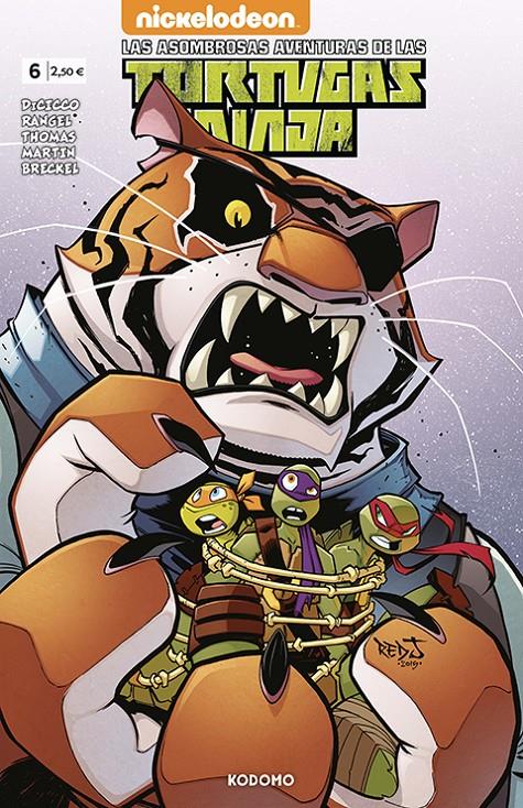 LAS ASOMBROSAS AVENTURAS DE LAS TORTUGAS NINJA # 06 (PORTADA PROVISIONAL) | 9788419760654 | PETER DICICCO - FABIAN RANGEL - CHAD THOMAS - BILLY MARTIN | Universal Cómics