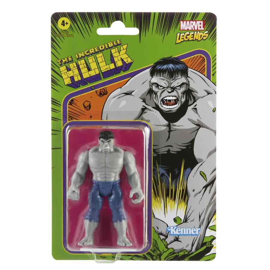 HULK GRIS FIGURA 9.5 CM MARVEL LEGENDS RETRO | 5010993848881 | Universal Cómics
