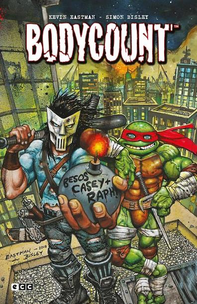 LAS TORTUGAS NINJA, BODYCOUNT (PORTADA PROVISIONAL) | 9788419972187 | KEVIN EASTMAN  -  SIMON BISLEY | Universal Cómics