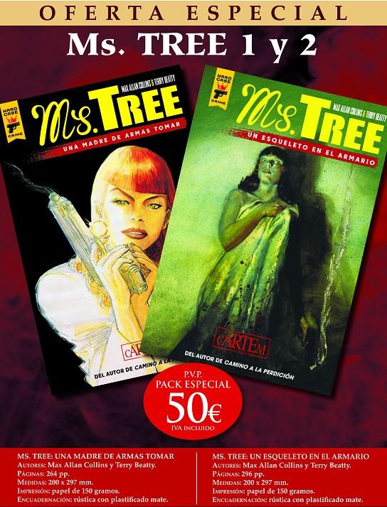 PACK OFERTA MS. TREE DOS VOLÚMENES | 9788412594591 | MAX ALLAN COLLINS – TERRY BEATTY? | Universal Cómics