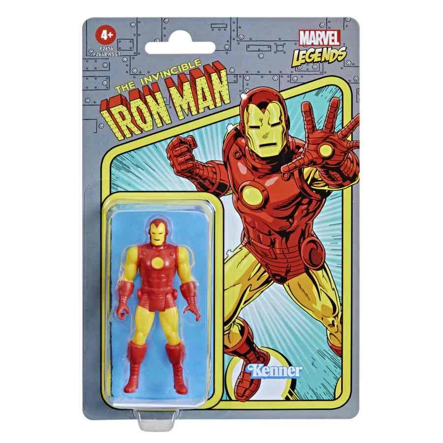 IRON MAN FIGURA 9.5 CM MARVEL LEGENDS RETRO | 5010993848911 | Universal Cómics