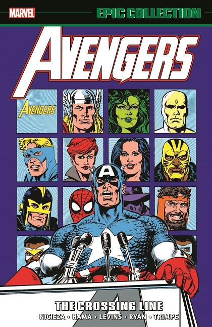 USA EPIC COLLECTION THE AVENGERS # 20 THE CROSSING LINE TP | 978130293444654999 |  FABIAN NICIEZA - LARRY HAMA - HERB TRIMPE - RICHAR LEVINS | Universal Cómics