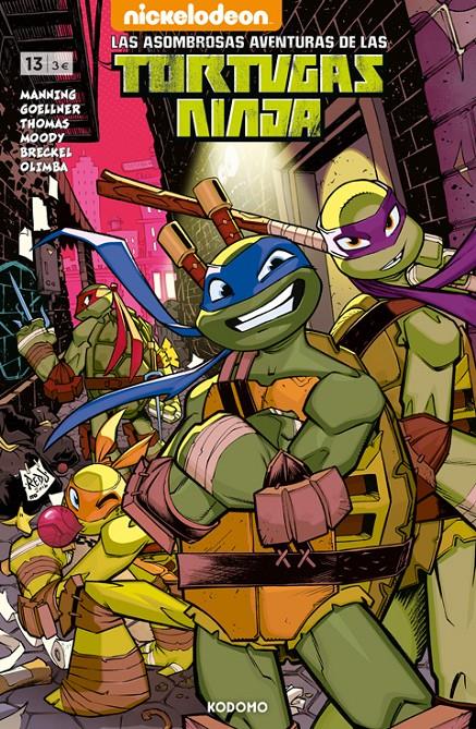 LAS ASOMBROSAS AVENTURAS DE LAS TORTUGAS NINJA # 13 (PORTADA PROVISIONAL) | 9788419972682 | CALEB GOELLNER - MATTHEW K. MANNING - CHAD THOMAS - JAMAL PEPPERS | Universal Cómics