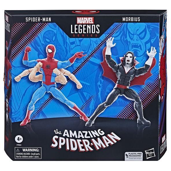 SPIDER-MAN VS MORBIUS SET 2 FIG. 15 CM THE AMAZING SPIDERMAN MARVEL LEGENDS SERIES | 5010996145994 | Universal Cómics