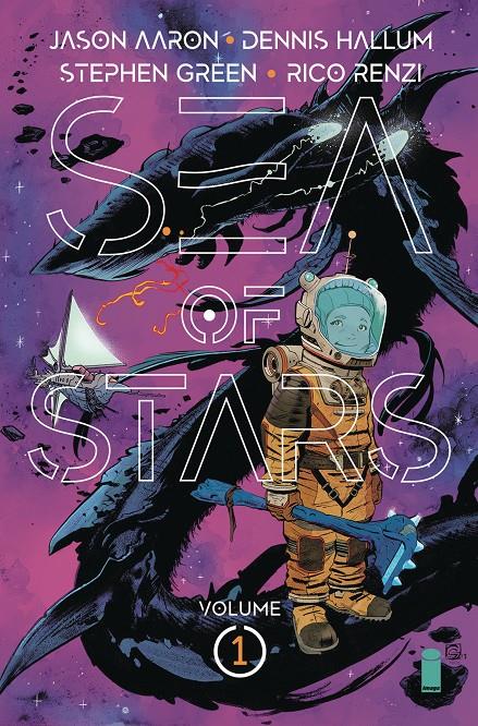USA SEA OF STARS 01 TP  | 978153431495551499 | JASON AARON - DENNIS "HOPELESS" HALLUM - STEPHEN GREEN | Universal Cómics