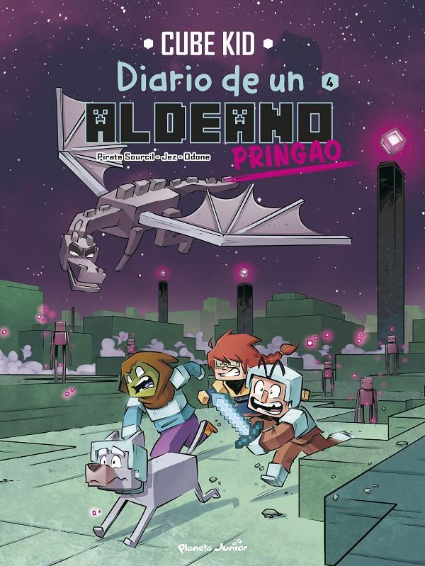 MINECRAFT DIARIO DE UN ALDEANO PRINGAO CÓMIC 4 | 9788408266662 | CUBE KID | Universal Cómics