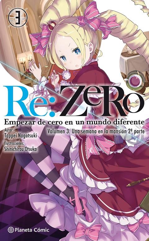 RE:ZERO NOVELA # 03 | 9788491468721 | TAPPEI NAGATASUKI | Universal Cómics