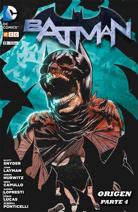 BATMAN TOMO # 13 ORIGEN PARTE 4 | 9788416746552 | AARON LOPRESTI - ALBERTO PONTICELLI - GREG CAPULLO - GREGG HURWITZ - JOHN LAYMAN - SCOTT SNYDER | Universal Cómics