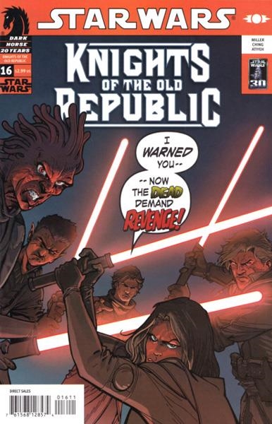 USA STAR WARS KNIGHTS OF THE OLD REPUBLIC # 16 | 761568128574 | JOHN JACKSON MILLER - BRIAN CHING