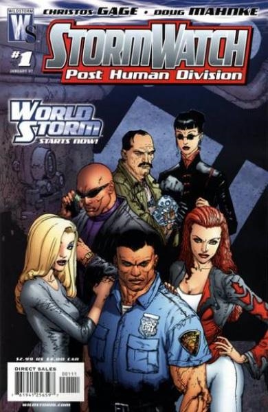 USA STORMWATCH POST HUMAN DIVISION # 01 | 76194125659700111 | CHRISTOS CAGE - DOUG MAHNKE