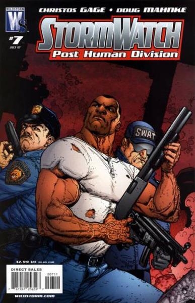 USA STORMWATCH POST HUMAN DIVISION # 07 | 76194125659700711 | CHRISTOS CAGE - DOUG MAHNKE