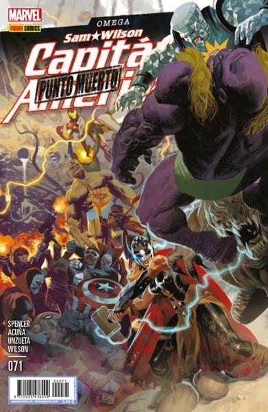 CAPITÁN AMÉRICA VOL 8 # 071 SAM WILSON 8 PUNTO MUERTO | 977000543800900071 | NICK SPENCER - DANIEL ACUÑA | Universal Cómics