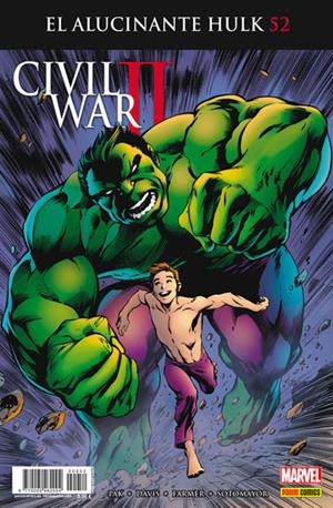 INCREÍBLE HULK VOLUMEN II # 052 ALUCINANTE HULK CIVIL WAR II | 977000546200400052 | GREG PAK - ALAN DAVIS