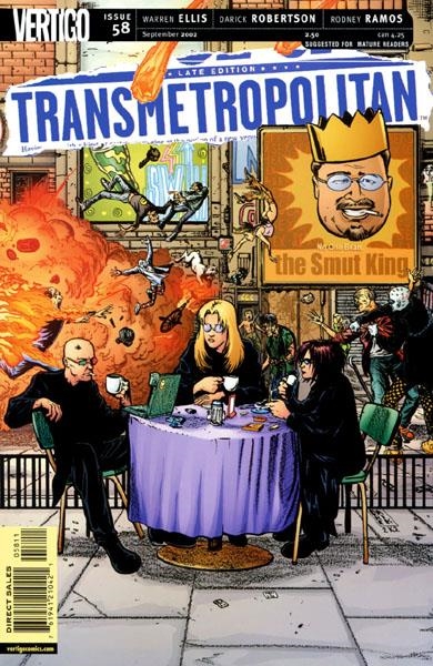 USA TRANSMETROPOLITAN # 58 | 76194121042105811 | WARREN ELLIS - DARICK ROBERTSON