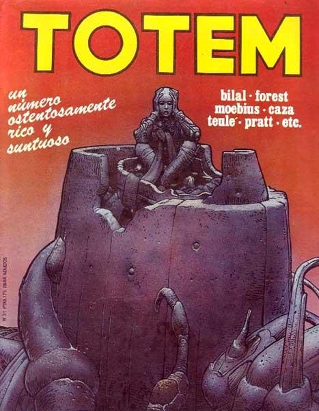 TOTEM NUEVA FRONTERA # 31 | 977021239000800031 | MOEBIUS - CAZA - ENKI BILAL - JEAN-CLAUDE FOREST - HUGO PRATT | Universal Cómics