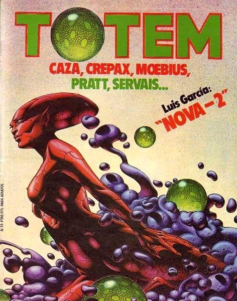 TOTEM NUEVA FRONTERA # 35 | 977021239000800035 | LUIS GARCIA - HUGO PRATT - CAZA - GUIDO CREPAX - MOEBIUS - VARIOS AUTORES