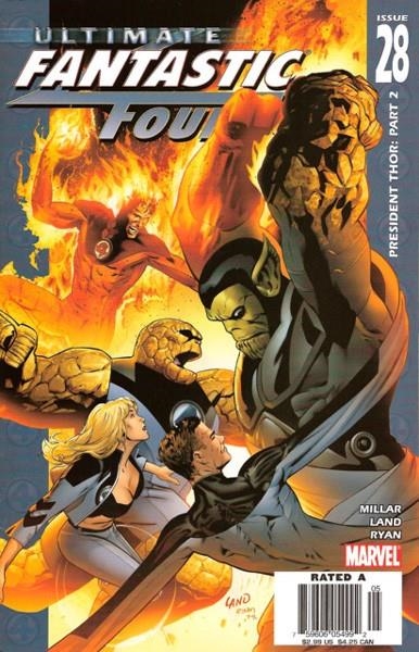 USA ULTIMATE FANTASTIC FOUR # 28 | 75960605499202811 | MARK MILLAR - GREG LAND | Universal Cómics