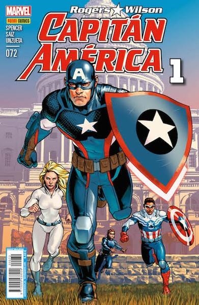 CAPITÁN AMÉRICA VOL 8 # 072 STEVE ROGERS Y SAM WILSON 01 | 977000543800900072 | NICK SPENCER - JESUS SAINZA - ANGEL UNZUETA | Universal Cómics