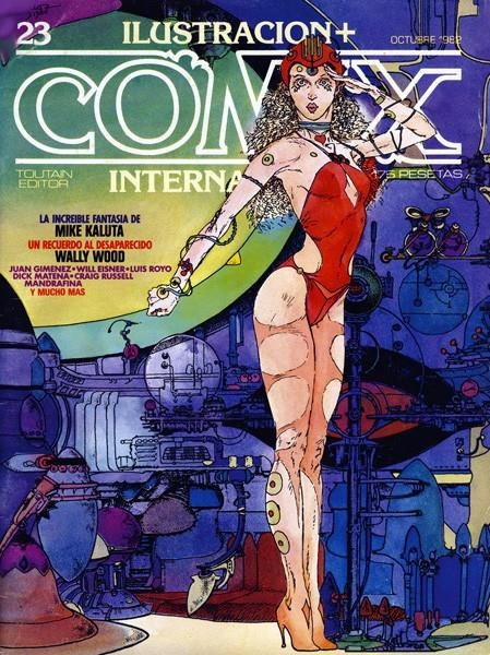 COMIX INTERNACIONAL # 23 | 17750 | BARBE - WALLY WOOD -  RICARDO BARREIRO - JUAN GIMÉNEZ - WILL EISNER - MIKE W. KALUTA - ELAINE LEE - | Universal Cómics