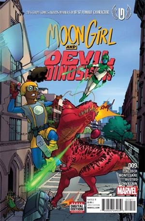 USA MOON GIRL AND DEVIL DINOSAUR # 09 | 75960608405000911 | BRANDON MONTCLARE - AMY REEDER - NATACHA BUSTOS | Universal Cómics