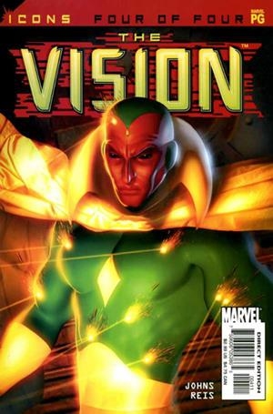 USA AVENGERS ICONS : THE VISION # 04 | 75960605386500411 | GEOFF JOHNS - IVAN REIS | Universal Cómics