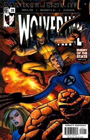 USA WOLVERINE VOL 2 # 22 | 136358 | MARK MILLAR - JOHN ROMITA JR