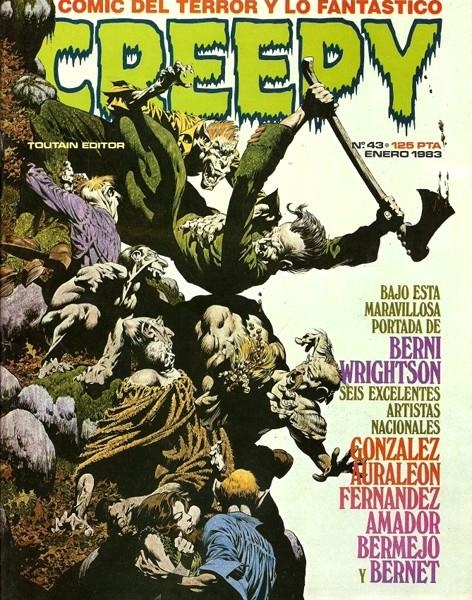 CREEPY VOLUMEN I # 43 | 17848 | LUIS BERMEJO - JORDI BERNET - AURALEON - JOSE GONZALEZ - NICOLA CUTI - RICH MARGOPOULOS - ENRIQUE SA