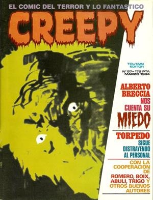 CREEPY VOLUMEN I # 57 | 17862 | ALBERTO BRECCIA - ROMERO - JORDI BERNET - GUSTAVO TRIGO - AURALEON - EUGENIO MANDRINI - CARLOS ECHEV