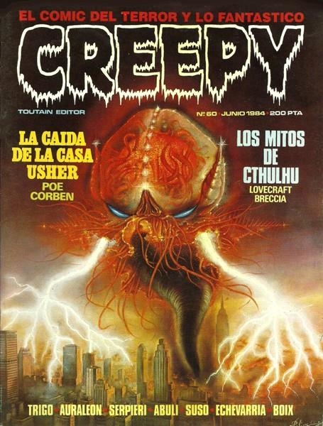 CREEPY VOLUMEN I # 60 | 17865 | ALBERTO BRECCIA - JOAN BOIX - AURALEON - GUSTAVO TRIGO - ENRIQUE SÁNCHEZ ABULI - CARLOS ECHEVARRIA -