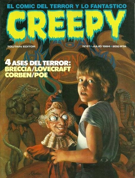 CREEPY VOLUMEN I # 61 | 17866 | GUSTAVO TRIGO - JOAN BOIX - ENRIQUE SÁNCHEZ ABULI - CARLOS TRILLO -  ALBERTO BRECCIA - LEO SUMMERS -