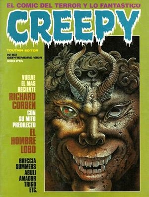 CREEPY VOLUMEN I # 63 | 17868 | ROMERO - AMADOR GARCIA - ALBERTO BRECCIA - RICHARD CORBEN - LEO SUMMERS - G. LEVIS - MARTIN PASKO -