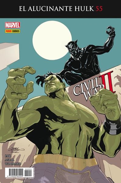 INCREÍBLE HULK VOLUMEN II # 055 ALUCINANTE HULK CIVIL WAR II | 977000546200400055 | GREG PAK - MIKE DEL MUNDO | Universal Cómics