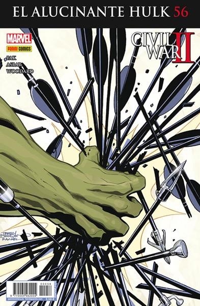 INCREÍBLE HULK VOLUMEN II # 056 ALUCINANTE HULK CIVIL WAR II | 977000546200400056 | GREG PAK - MIKE DEL MUNDO | Universal Cómics