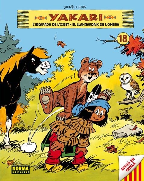 YAKARI EDICIÓ EN CATALÀ # 18 L'ESCAPADA DE L'OSSET I EL LLANGARDAIX DE L'OMBRA | 9788467924619 | JOB - DERIB | Universal Cómics