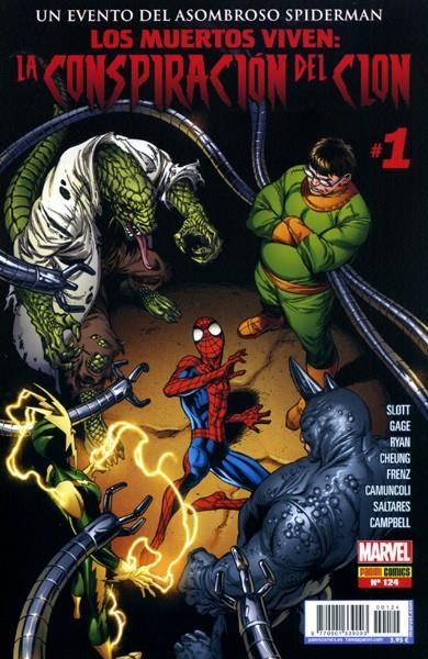 SPIDERMAN VOL 2 # 124 LA CONSPIRACIÓN DEL CLON 1 PORTADA A | 977000133900300124 | DAN SLOTT - JIM CHEUNG - CHRISTOS GAGE - GIUSEPPE CAMUNCOLI -  JAMAL CAMPBELL