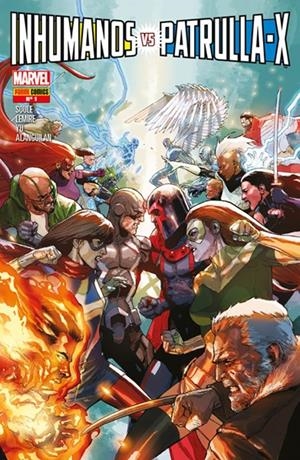 INHUMANOS VS. PATRULLA-X # 01 | 977000551300300001 | CHARLES SOULE - JEFF LEMIRE - LEINIL FRANCIS YU | Universal Cómics