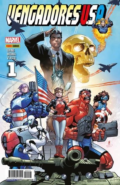 VENGADORES USA # 01 | 977000551700100001 | AL EWING - PACO MEDINA | Universal Cómics