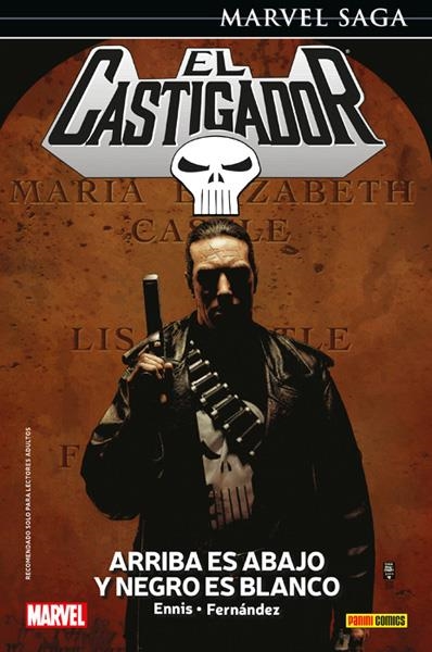 EL CASTIGADOR MARVEL SAGA # 05 ARRIBA ES ABAJO Y NEGRO ES BLANCO | 9788490949337 | GARTH ENNIS - LEANDRO FERNANDEZ | Universal Cómics