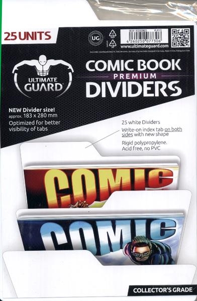 SEPARADORES PARA COMIC BLANCO ULTIMATE GUARD | 4260250077306 | ULTIMATE GUARD | Universal Cómics