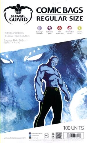 BOLSAS PARA COMIC TAMAÑO REGULAR ULTIMATE GUARD | 4260250073827 | ULTIMATE GUARD | Universal Cómics
