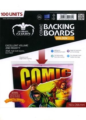 BACKING BOARDS GOLDEN CARTONES PARA COMIC ULTIMATE GUARD | 4056133001342 | ULTIMATE GUARD | Universal Cómics