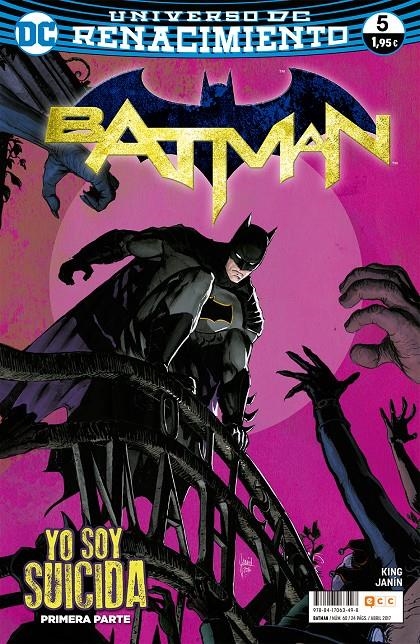 BATMAN # 060 RENACIMIENTO 5 | 9788417063498 | TOM KING - MIKEL JANIN