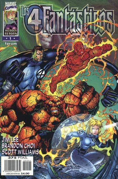 LOS 4 FANTÁSTICOS VOLUMEN II HÉROES REBORN # 01 | 848000216893900001 | JIM LEE - BRANDON CHOI - SCOTT WILLIAMS