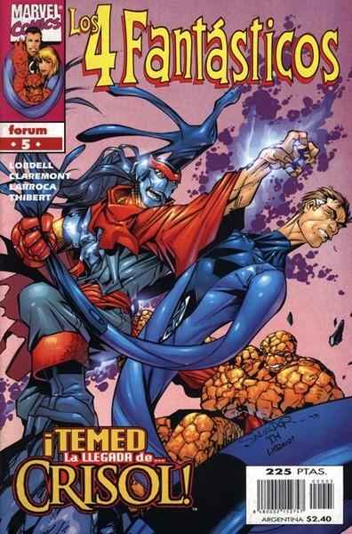 LOS 4 FANTÁSTICOS VOLUMEN III # 05 | 848000215274700005 | SCOTT LOBDELL - CHRIS CLAREMONT - SALVADOR LARROCA - ART THIBERT - STEVE OLIFF | Universal Cómics