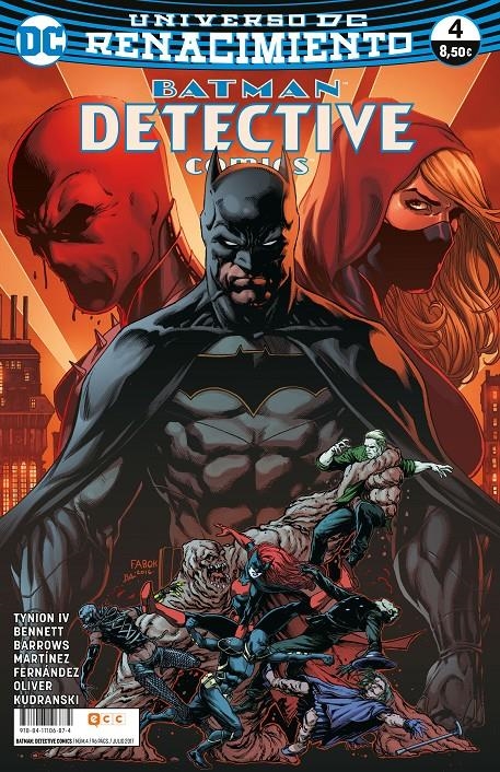 BATMAN DETECTIVE COMICS # 04 RENACIMIENTO | 9788417106874 | ÁLVARO MARTÍNEZ - BEN OLIVER - EDDY BARROWS - JAMES TYNION IV - MARGUERITE BENNETT | Universal Cómics